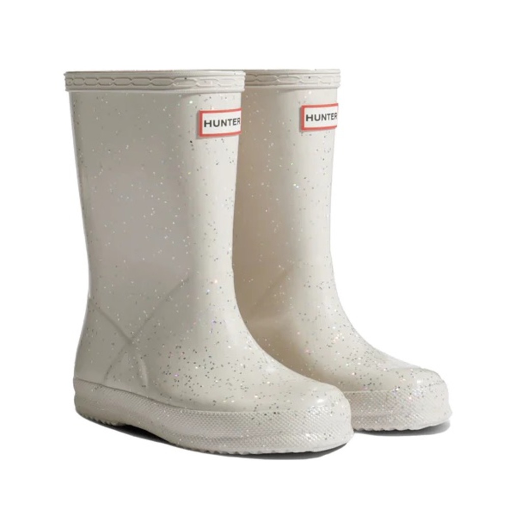 Hunter Kids First Giant Glitter Rain Boots Original Classic Size Toddler US 9